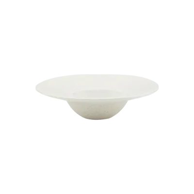 Pion pastatallerken Ø25 cm - Grå/hvid