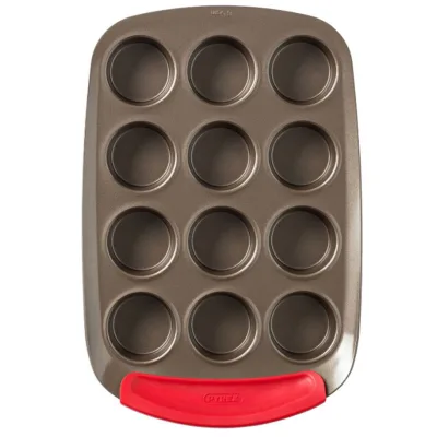 Pyrex Asimetria muffinsform 12 muffins, kulstål