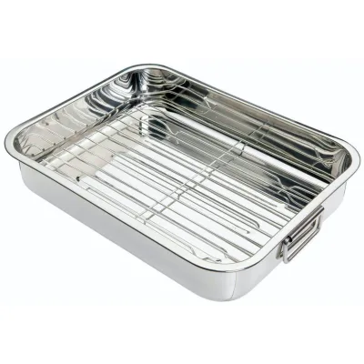Kitchencraft Bradepande 28 cm, sølv