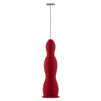 Alessi Pulcina mælkeskummer, rød
