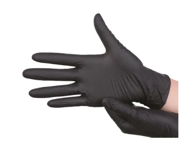 Sorte Nitril Handsker Small (100 stk.)