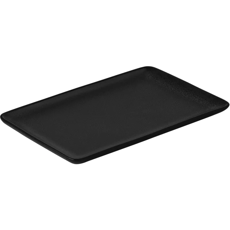 Aida RAW rektangulær tallerken, 23,5 x 15 cm, titanium black