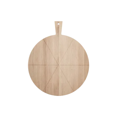Rundt tapasbræt i eg - 45 cm