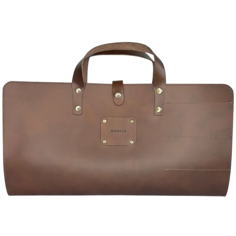 Mareld Knivtaske med 6 rum, brun