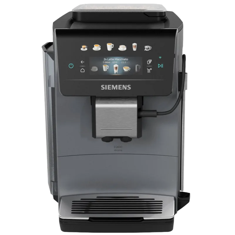 Siemens EQ600 iAroma TP603E07 fuldautomatisk espressomaskine, inox/sølv metallic