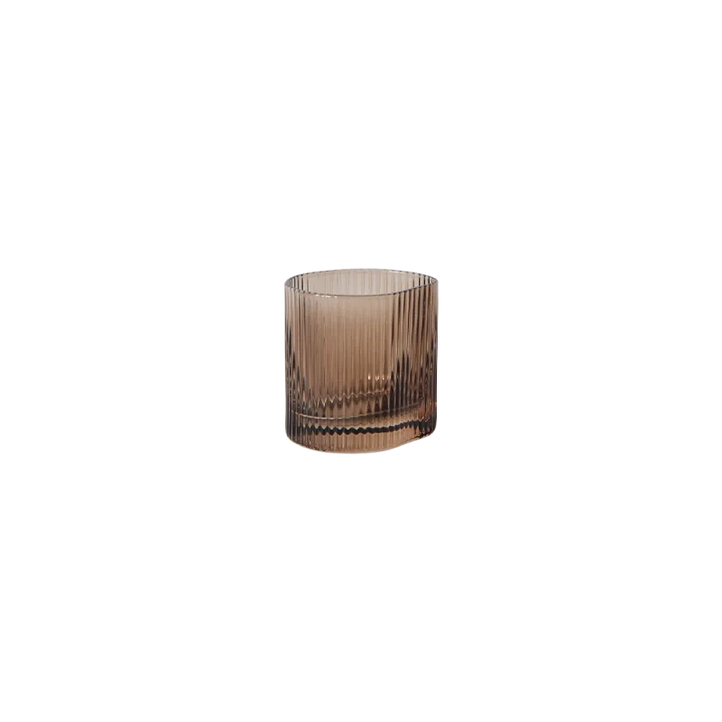 Ripe glas mini 8 cl - Brun
