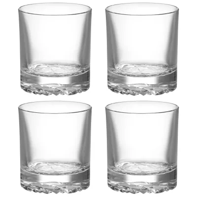 Orrefors Carat Old Fashioned glas 21 cl, 4 stk.