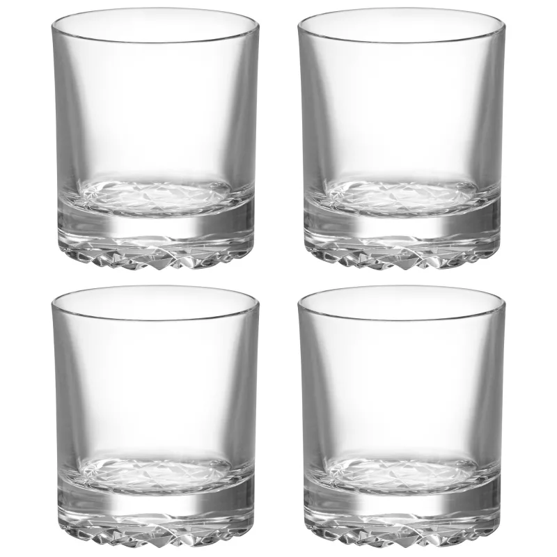 Orrefors Carat Old Fashioned glas 21 cl, 4 stk.