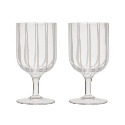 Oyoy living design Mizu vinglas, clear, pakke med 2