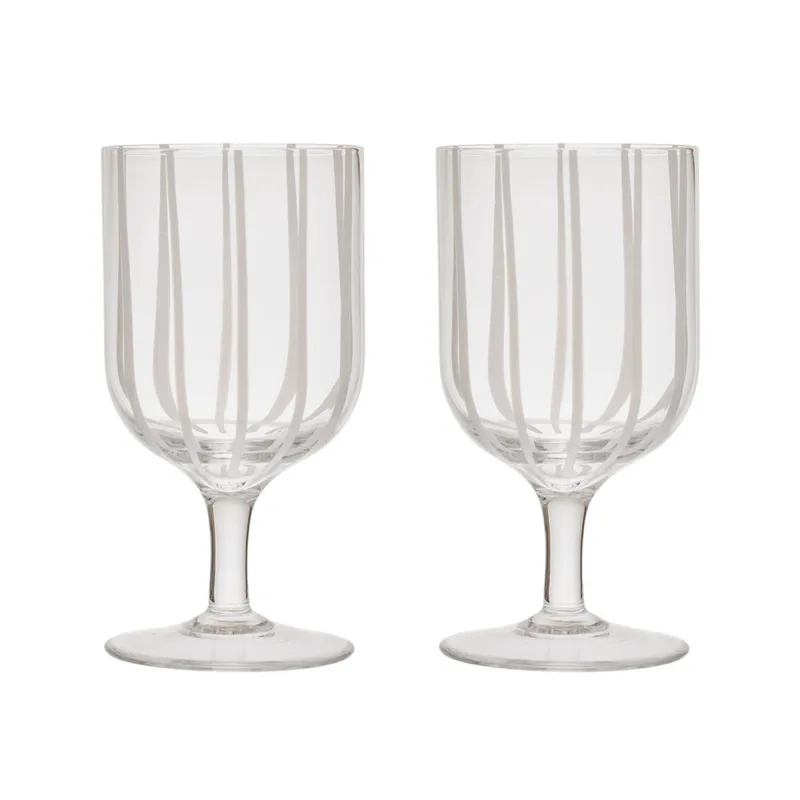 Oyoy living design Mizu vinglas, clear, pakke med 2