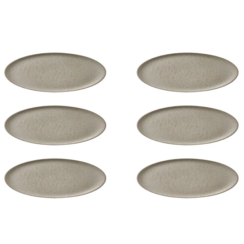 Aida RAW desserttallerken, beige, 6 stk.