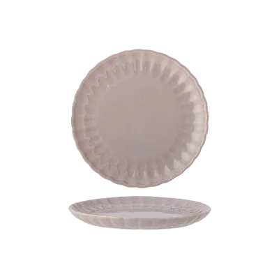Latina tallerken 20 cm - Rosa/lyslilla