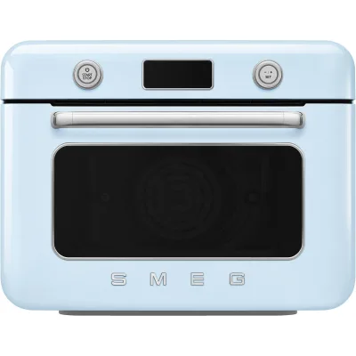 Smeg COF01PBEU Fritstående dampovn, pastelblå