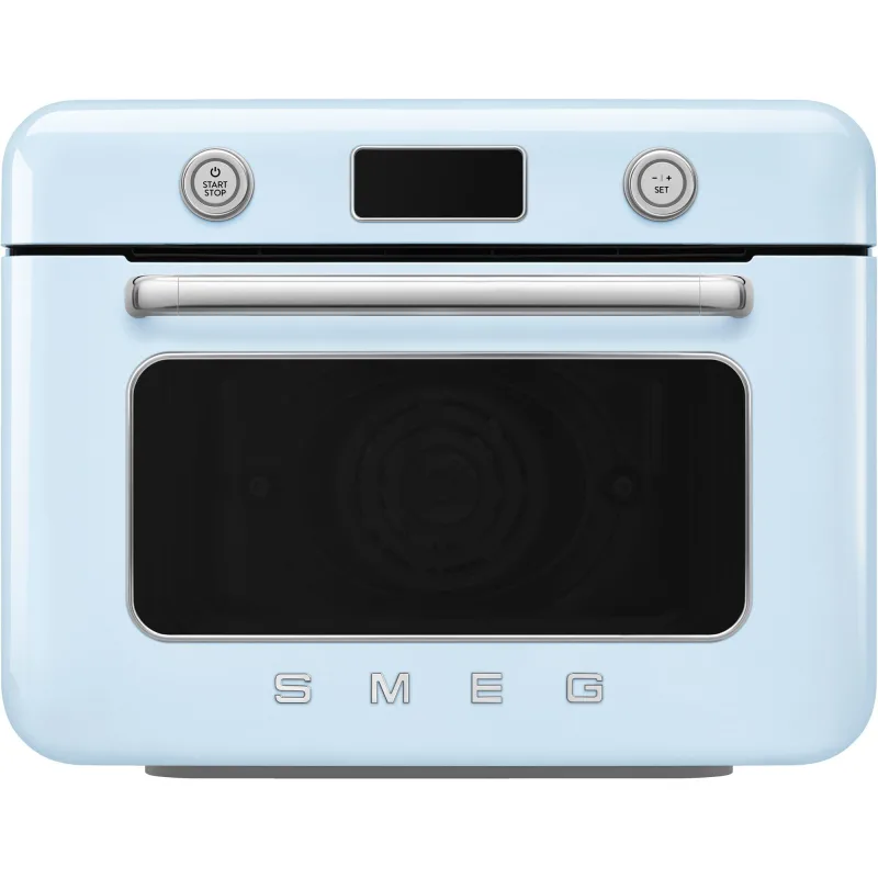 Smeg COF01PBEU Fritstående dampovn, pastelblå