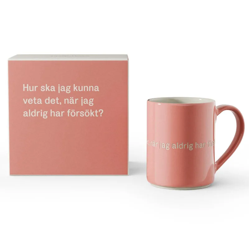 Design house stockholm Astrid Lindgren krus 35 cl, hur ska jag kunna veta det, när jag aldrig
