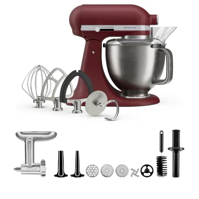 Kitchenaid Artisan Plus køkkenmaskine med kødhakker 4,7 liter, sun dried tomato