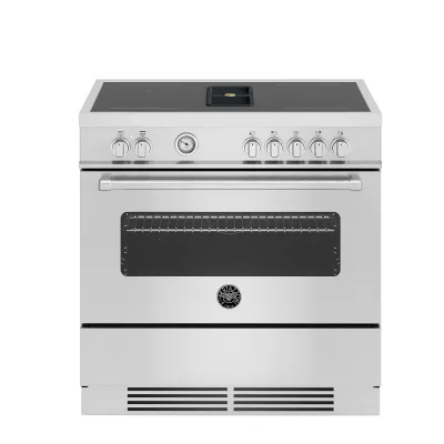 Bertazzoni MASCH94I1EXT Master Induktionskomfur med integreret blæser, rustfrit stål
