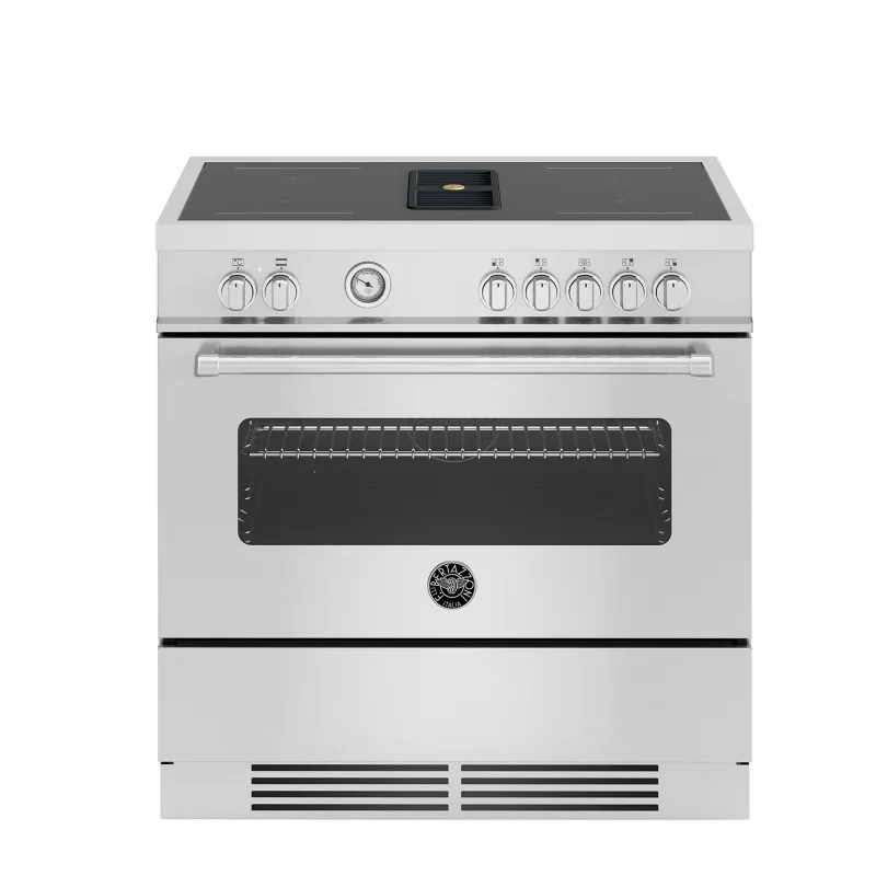 Bertazzoni MASCH94I1EXT Master Induktionskomfur med integreret blæser, rustfrit stål