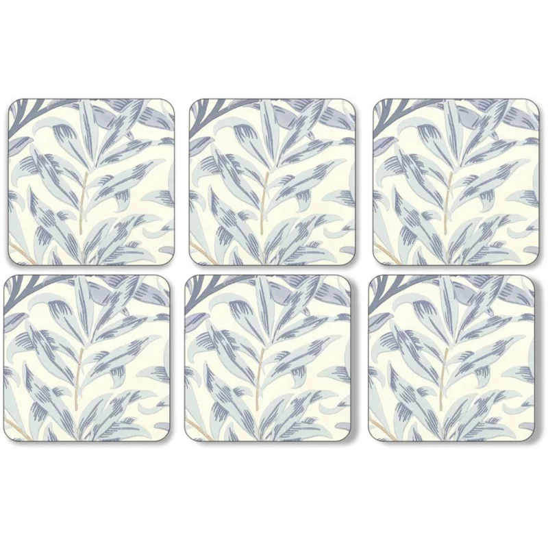 Spode Glasunderlag med mønster af Willow Bough, blå