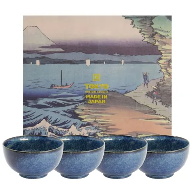 Tokyo design studio Cobalt Blue skålsæt, 4 stk