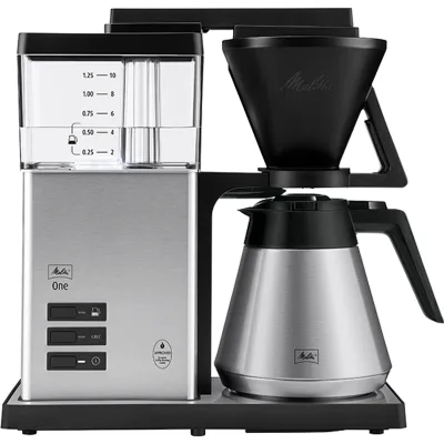 Melitta One Therm kaffemaskine, rustfrit stål