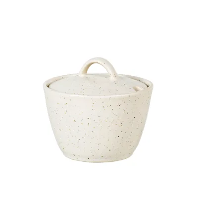 Broste Nordic Vanilla sukkerskål med låg