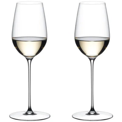 Riedel Superleggero Riesling/Zinfandel 270-års jubilæum vinglas, klar, 2 stk.
