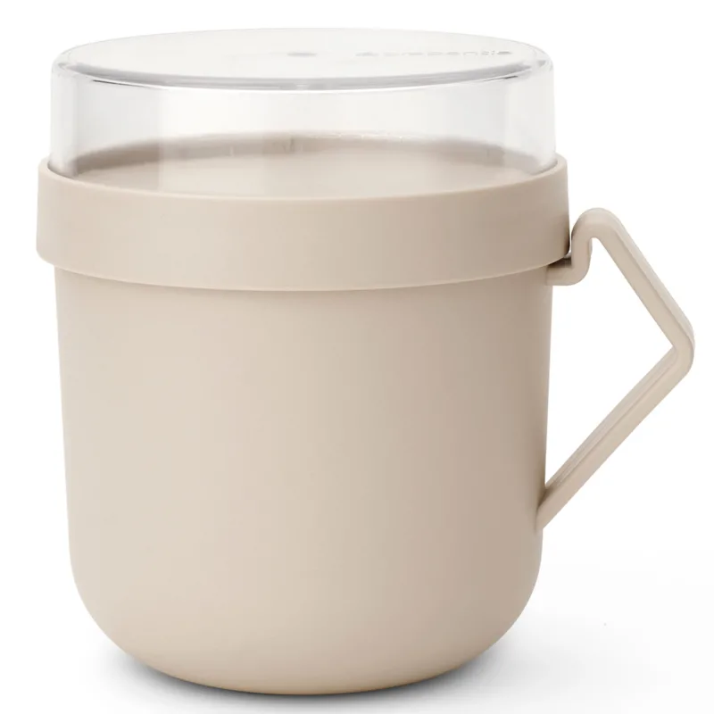 Brabantia Make & Take suppekrus 0,6 liter, soft beige