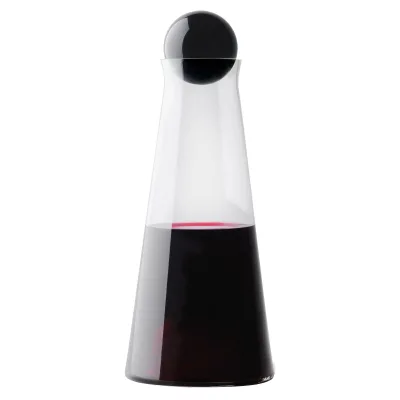 Design house stockholm Fia karaffel 1 liter, klar/sort