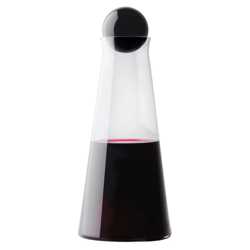 Design house stockholm Fia karaffel 1 liter, klar/sort