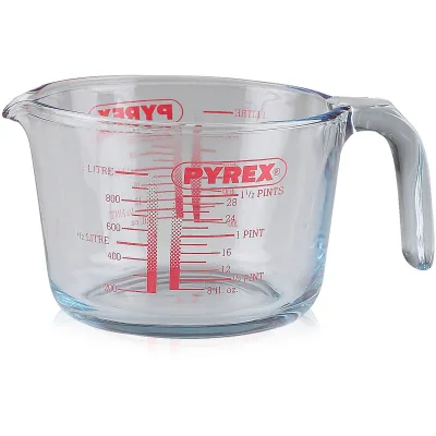 Pyrex 1 liter Målekande