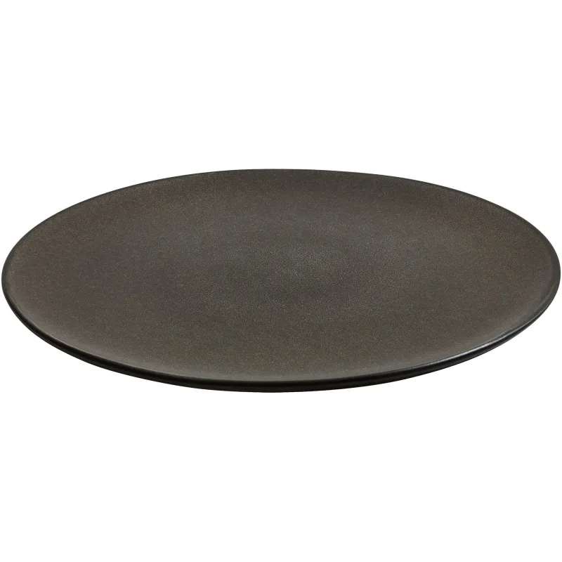 Aida RAW tallerken Ø28 cm, forest brown