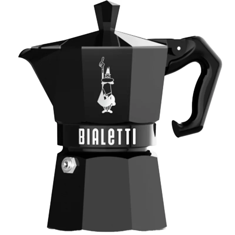Bialetti Mokkabrygger 3 kopper, sort
