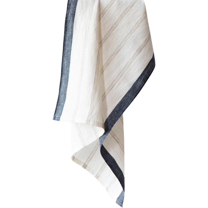 Tell me more Maya viskestykke 70x50 cm, natural stripe