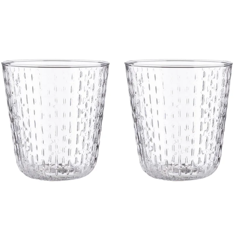 Marimekko Syksy Tumbler glas 2-pak, klar