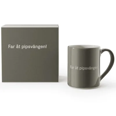 Design house stockholm Astrid Lindgren krus 35 cl, far åt pipsvängen!