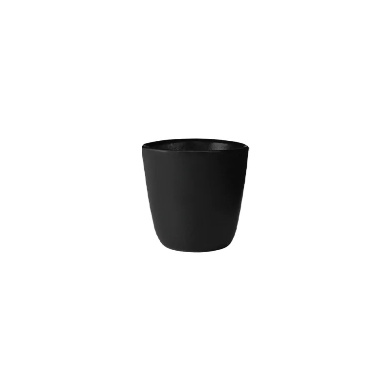 Raw krus uden hank - Titanium Black