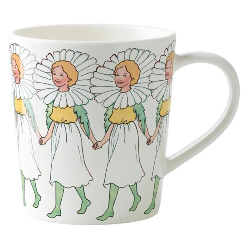 Design house stockholm Elsa Beskow krus med hank 40 cl, marguerite