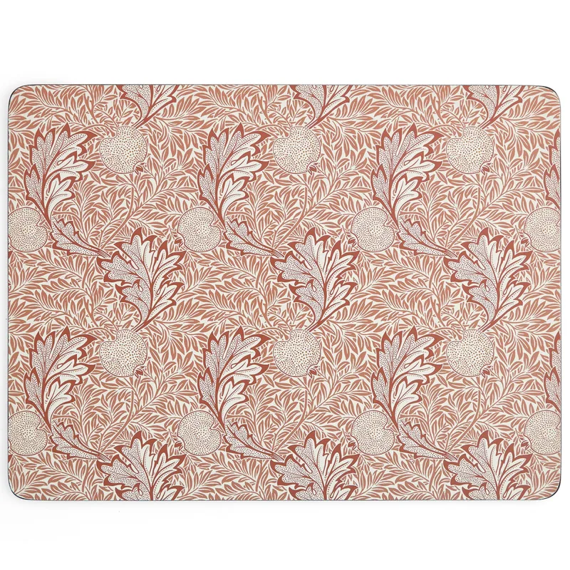 Spode Morris & Co Apple dækkeserviet 40 x 30 cm 4-pak, rød
