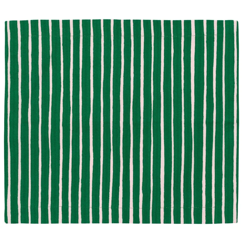 Marimekko Piccolo dækkeserviet 35 x 40 cm, grøn/lyserød