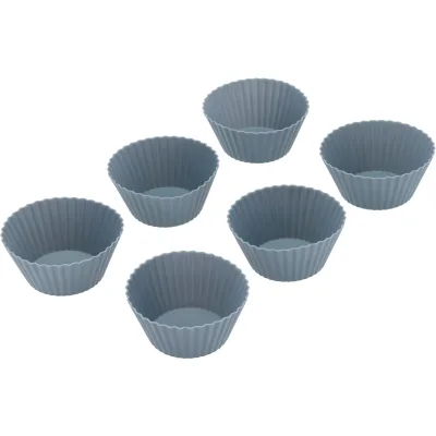Tareq taylor Pecan muffinform 6 stk, 7x3 cm, indigo
