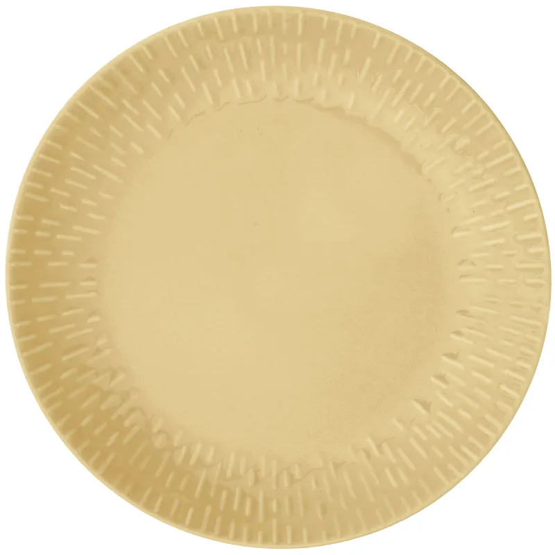 Aida Confetti tallerken 24 cm, mustard