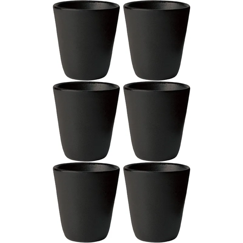 Aida RAW krus, titanium black, 6 stk