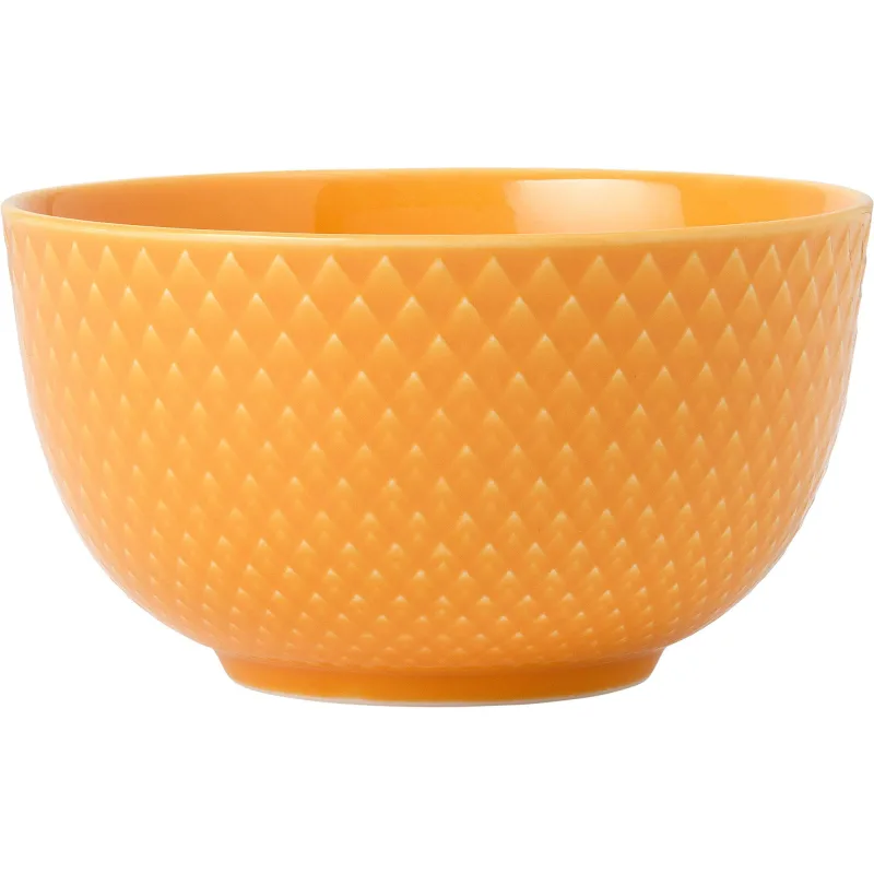 Lyngby porcelæn Rhombe Color Skål 11 cm Gul