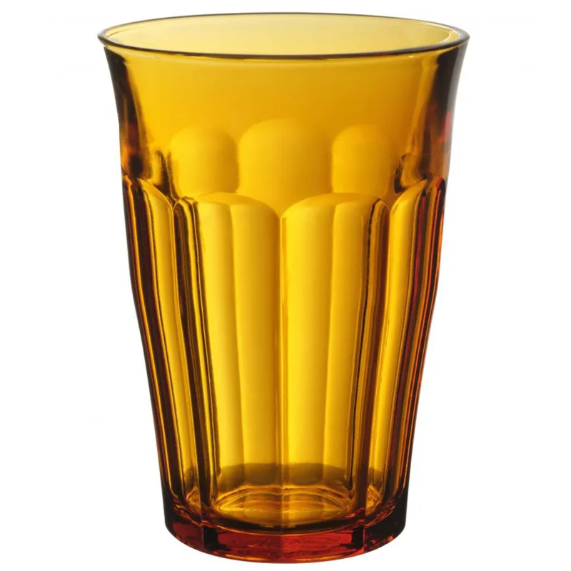 Duralex Picardie glas 36 cl, 6 stk., amber