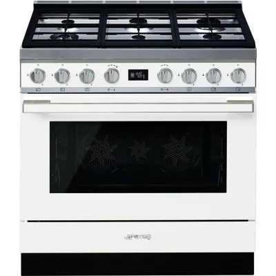 Smeg CPF9GPWH Portofino gaskomfur, hvid