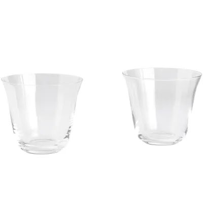 Hay Curve Tumbler Glas small 2-pak, klar