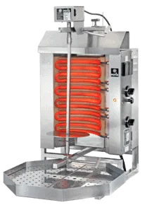 Kebabgrill m. top motor - EL - 15kg