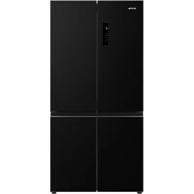 Smeg FQI60KD French Door køleskab, sort