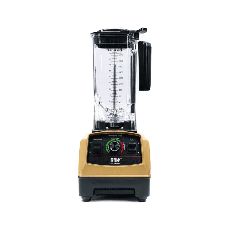 RAW Blender X 2,5 Turbo 2.5HP 2.2L 1800W (Guld)